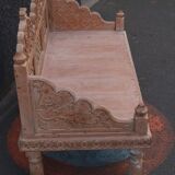 Carved bench of Pakistan