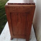 Art deco bedside table top marble door on the left