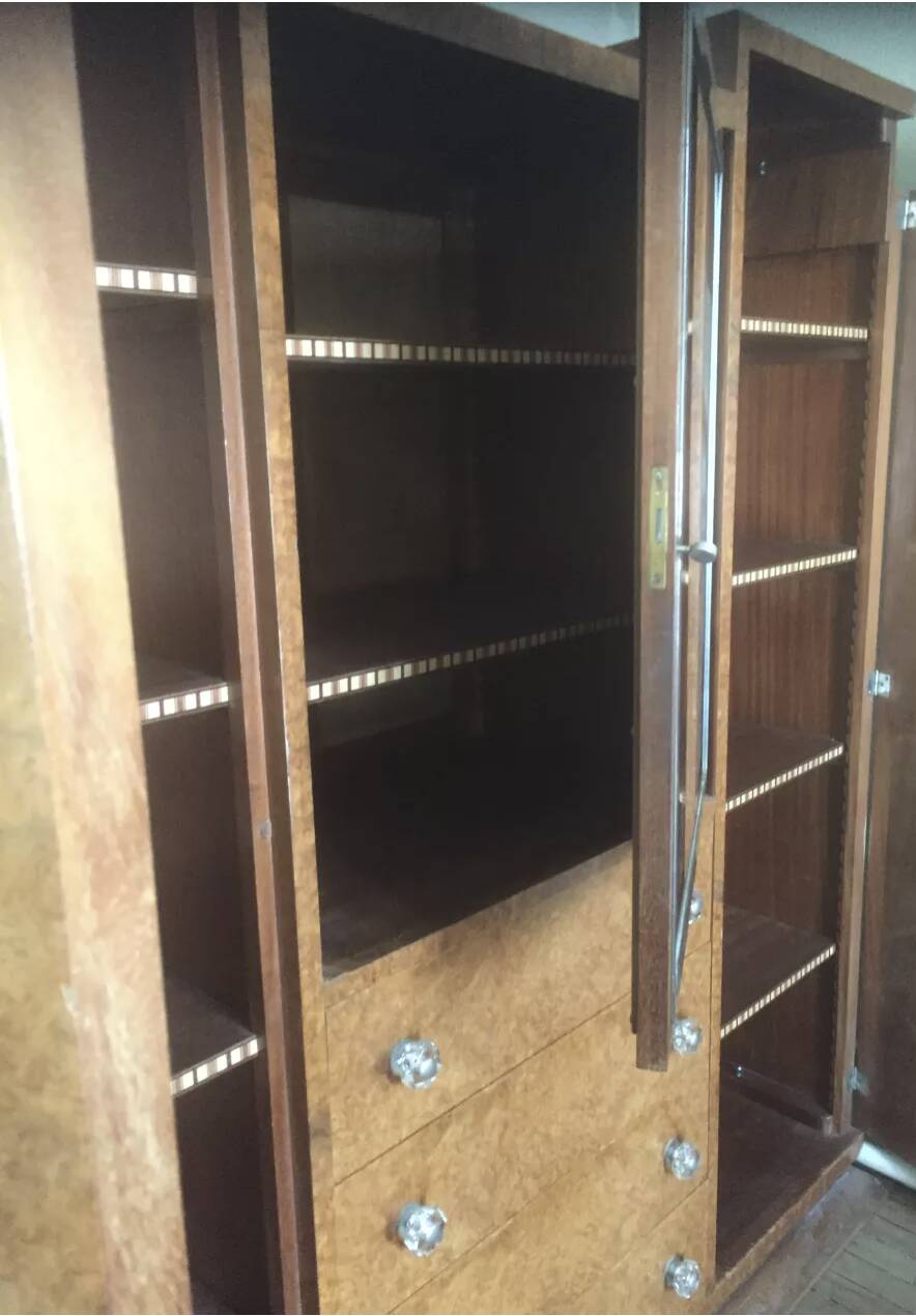 Art Deco wardrobe in perfect condition.