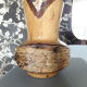 Vase wood art brut 1970