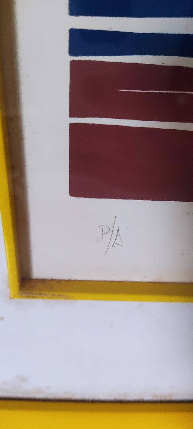 Artist's proof signedSintach