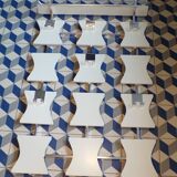 Scandinavian coat rack with 6 modular hooks