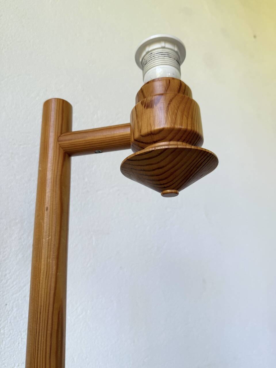 Ikea pine table lamp 1980