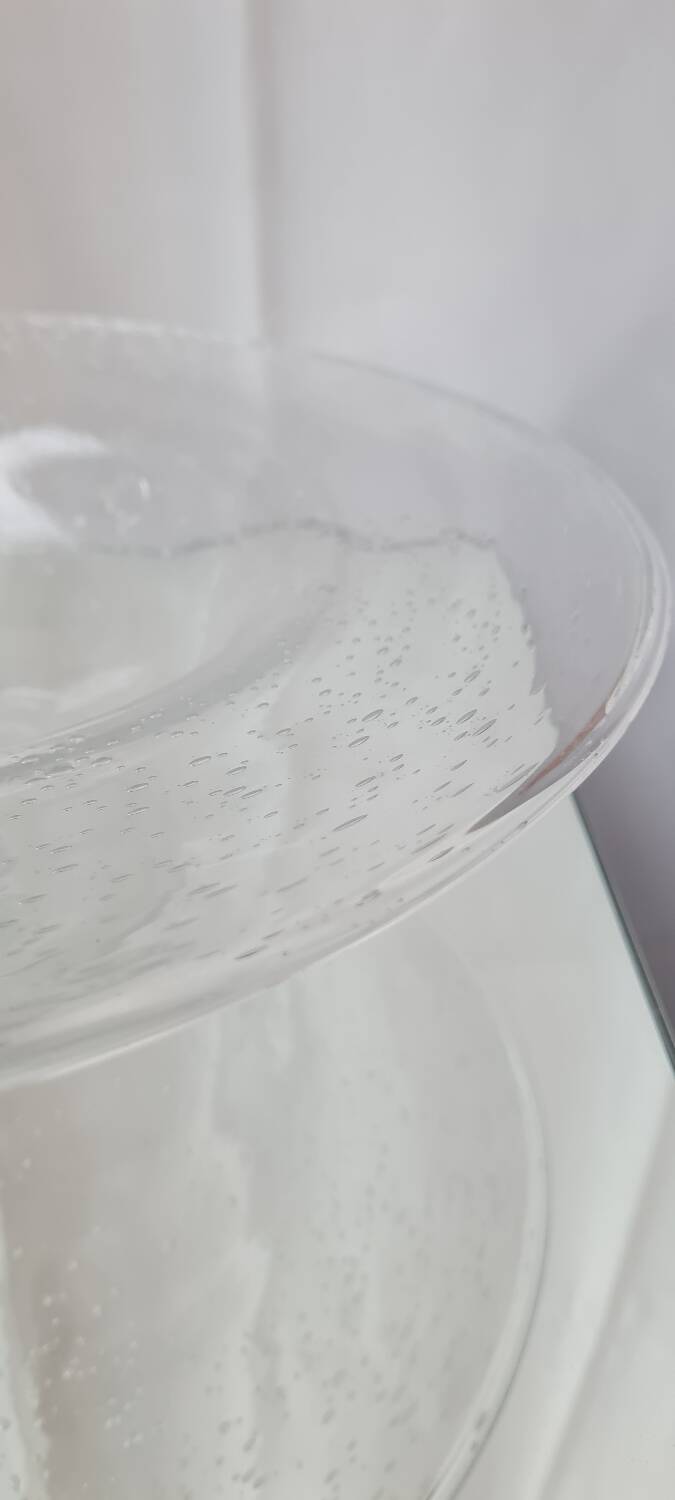 Large Biot glass bowl