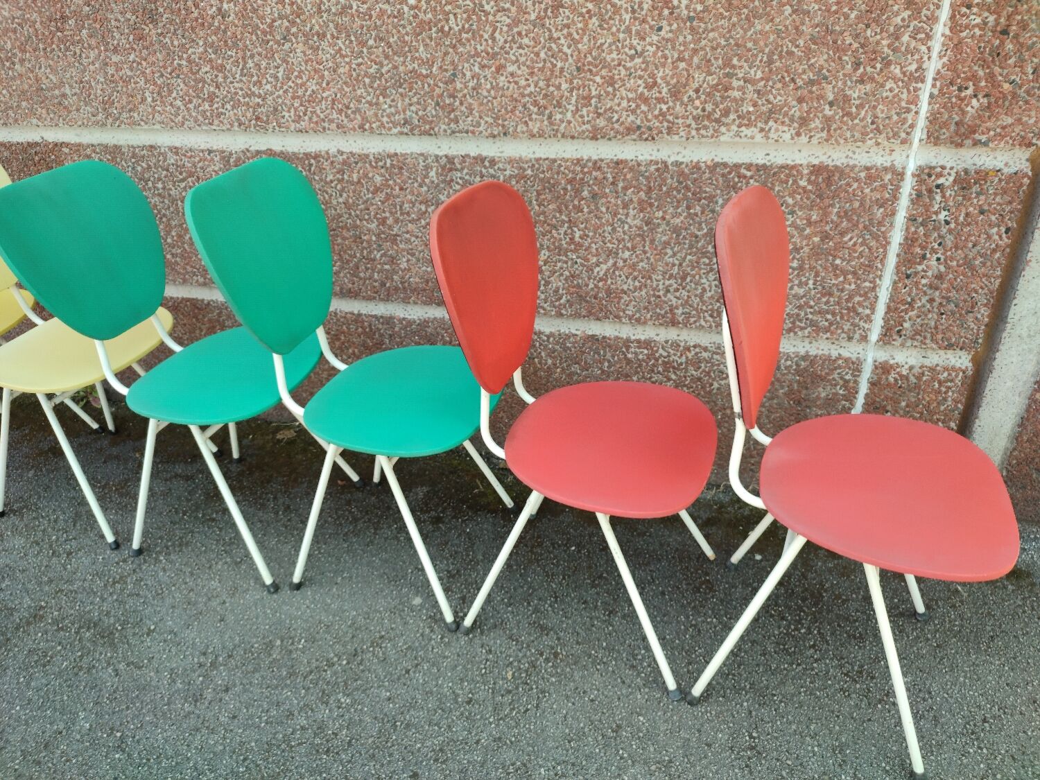 6 chaises vintage Henriette