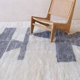 Tapis beni ouarin fait main traditionnelle taille 150 x 250 cm