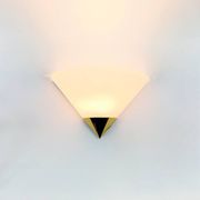 Pair of Mid-Century Modern Opaline Glass Wall Lights/Sconces from Limburg, Germany, 1970s