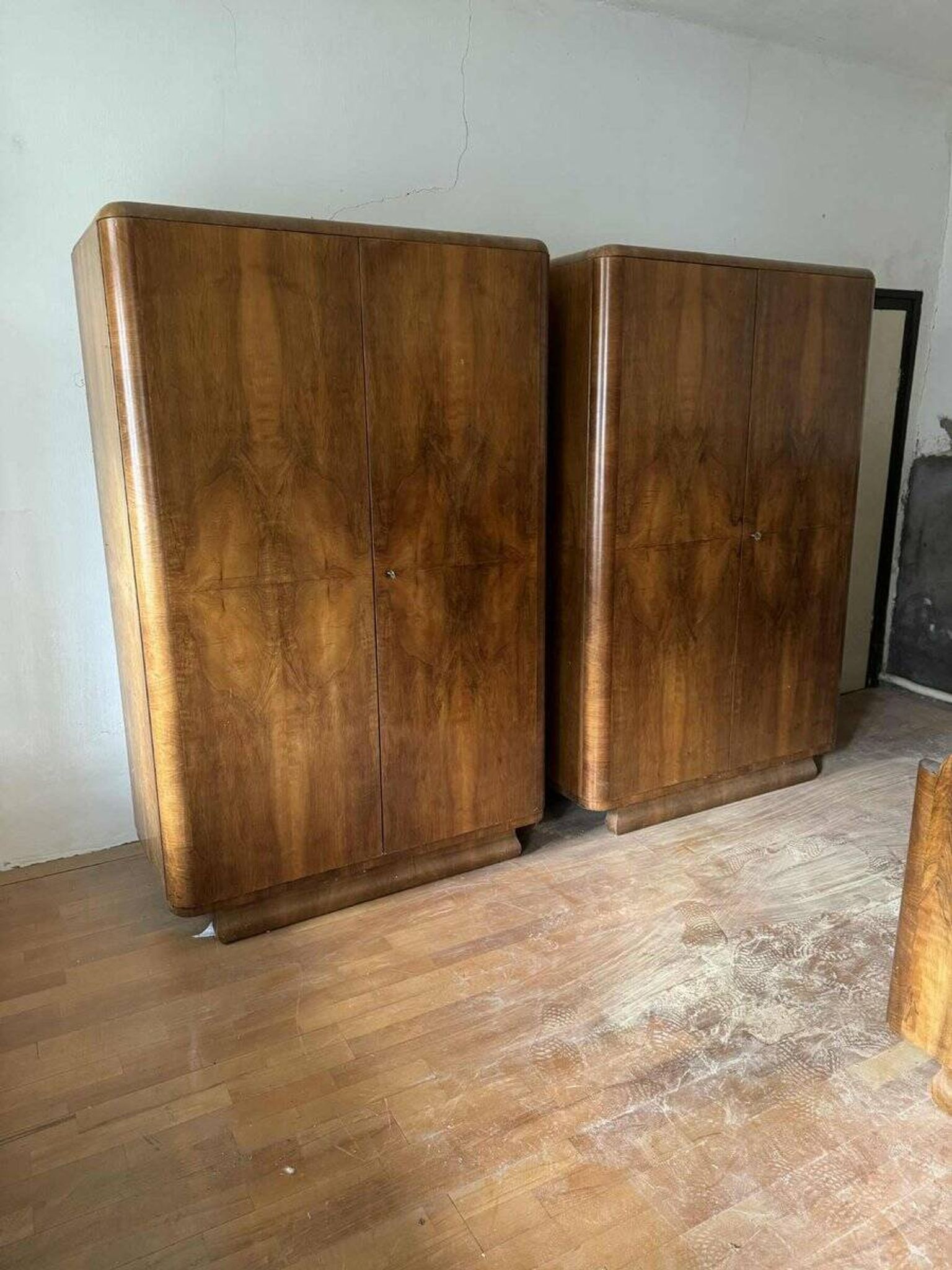 Art Deco cabinets, Austria, 1930s, set of 2