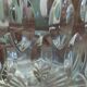 Old hand-cut crystal champagne bucket