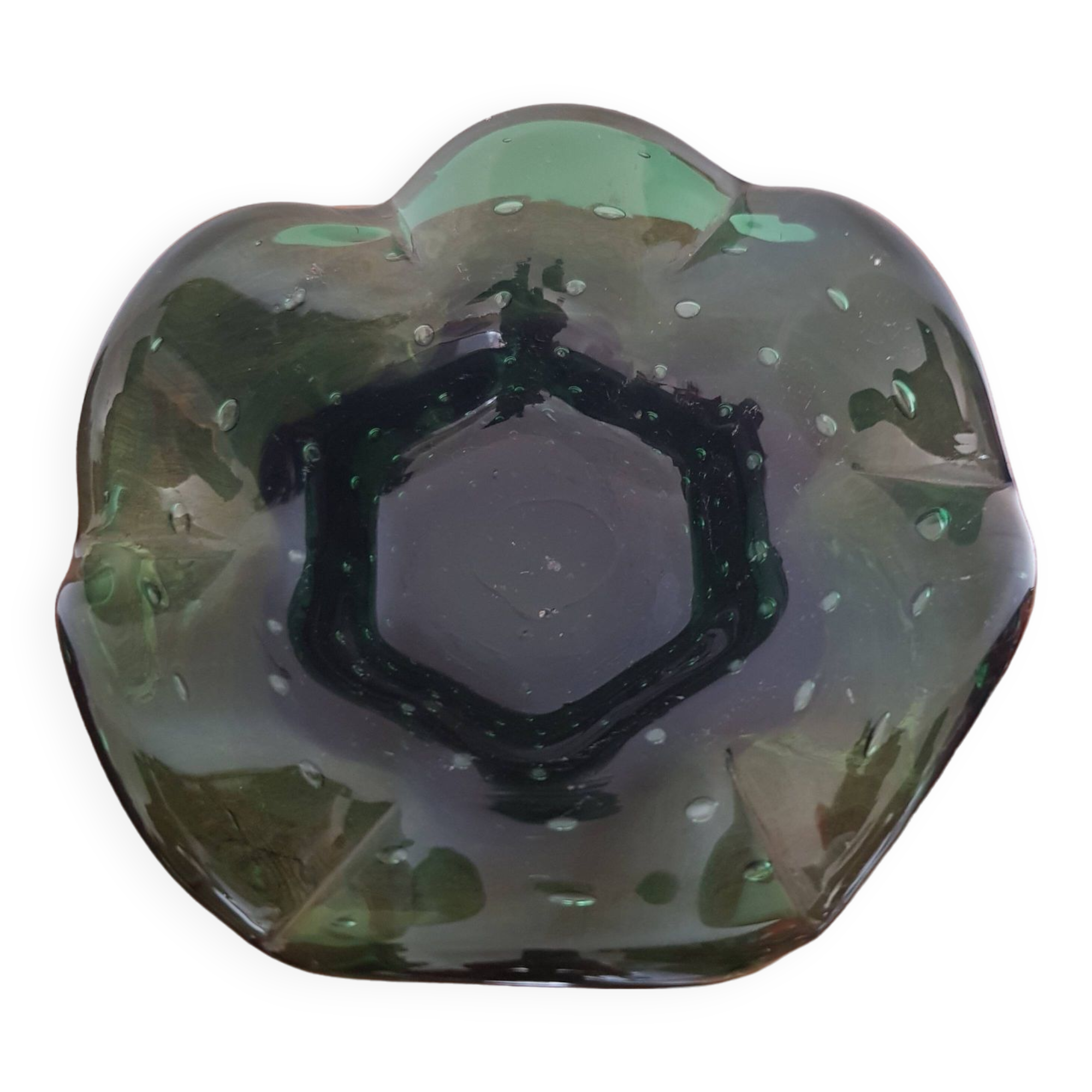 Cendrier en verre de murano