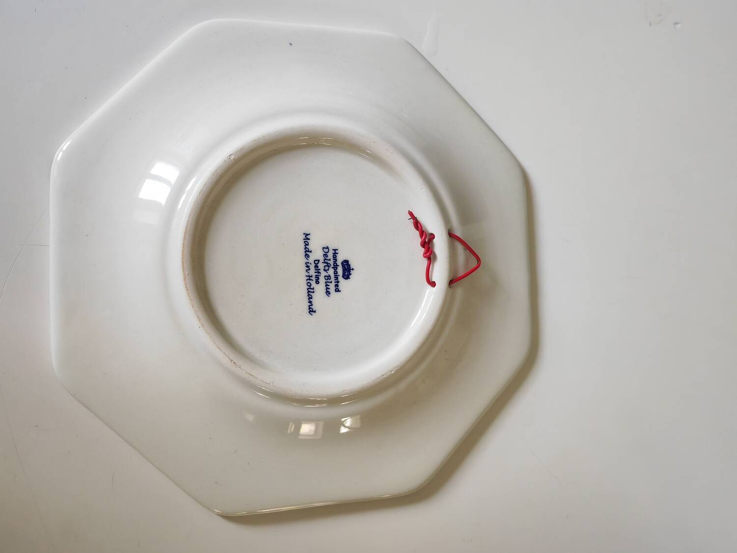 Delft mill and boats plate