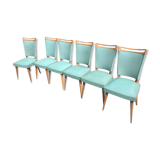 Series of six vintage chairs