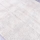 7x10 Light Blue Wool Handmade Woshable Moroccan Rug, 206x304Cm