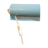 Lampe murale inclinable bleue vintage