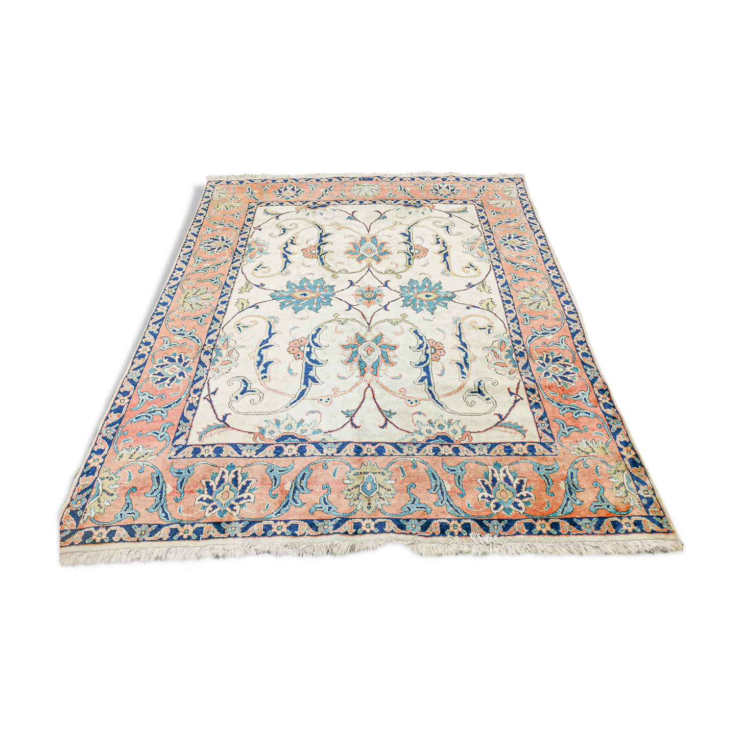 Heriz handmade Persian vintage oriental rug 240 x 195 cm