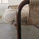 Tubular metal bench from the 80s
