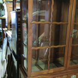 Library-Argentier-window in ceylon solid teak circa 1960