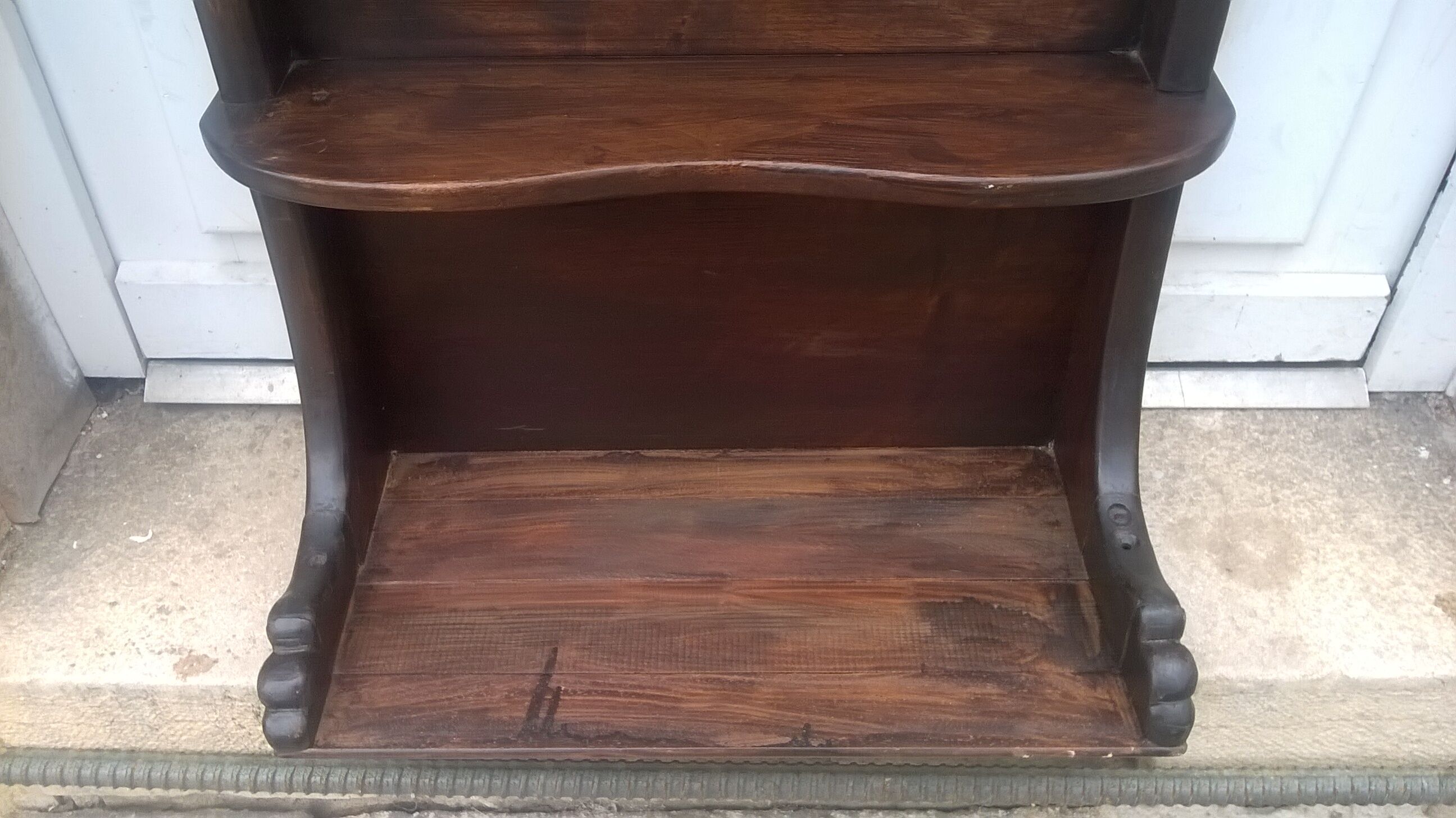 old carved shelf furniture