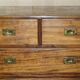 Military campaign chest in mahogany circa 1880