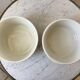 Duo of Gien flower bowls hand painted 60s-70s
