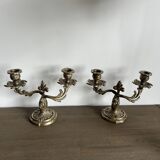 Bronze candlesticks