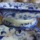 2 antique compotiers in Creil and Montereau ironstone.