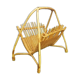 A vintage rattan and wicker magazine
