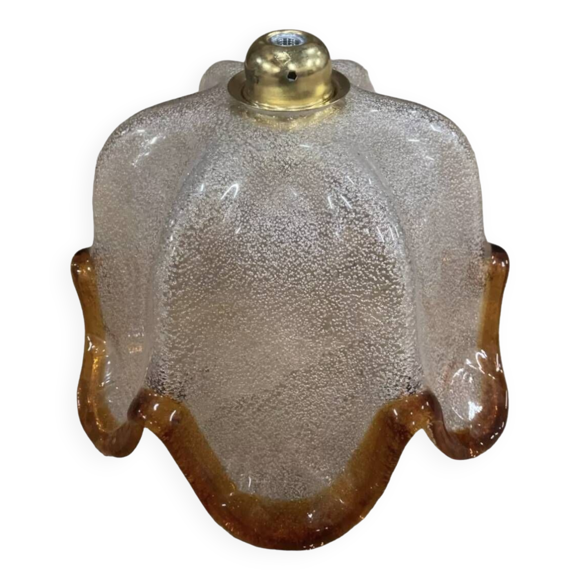 Italian glass pendant light 1970