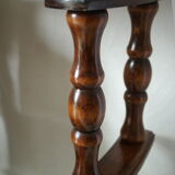 Vintage Beech Library Staircase Shelf