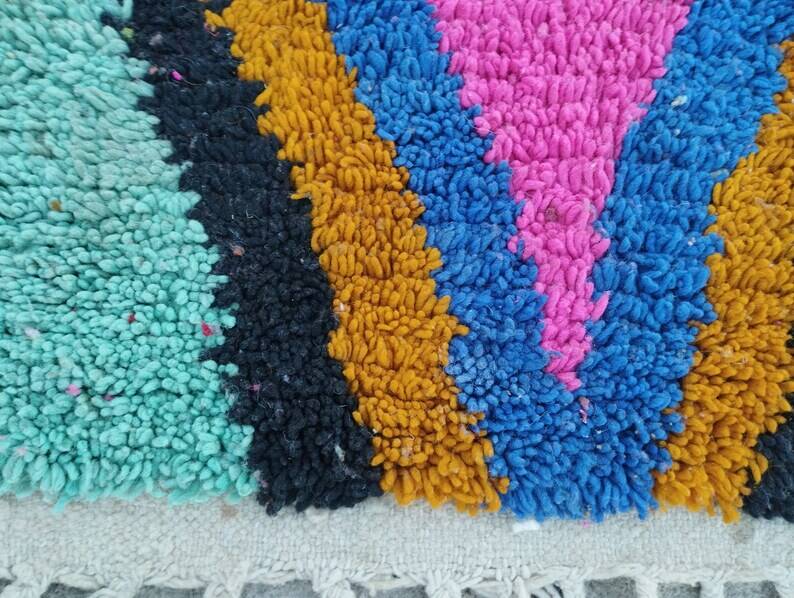 Handmade Berber rug in pure wool, size 240 x 160 cm