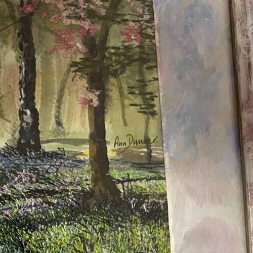 Watercolor ann dunbar "spring orchard" 30x40 cm