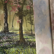 Watercolor ann dunbar "spring orchard" 30x40 cm