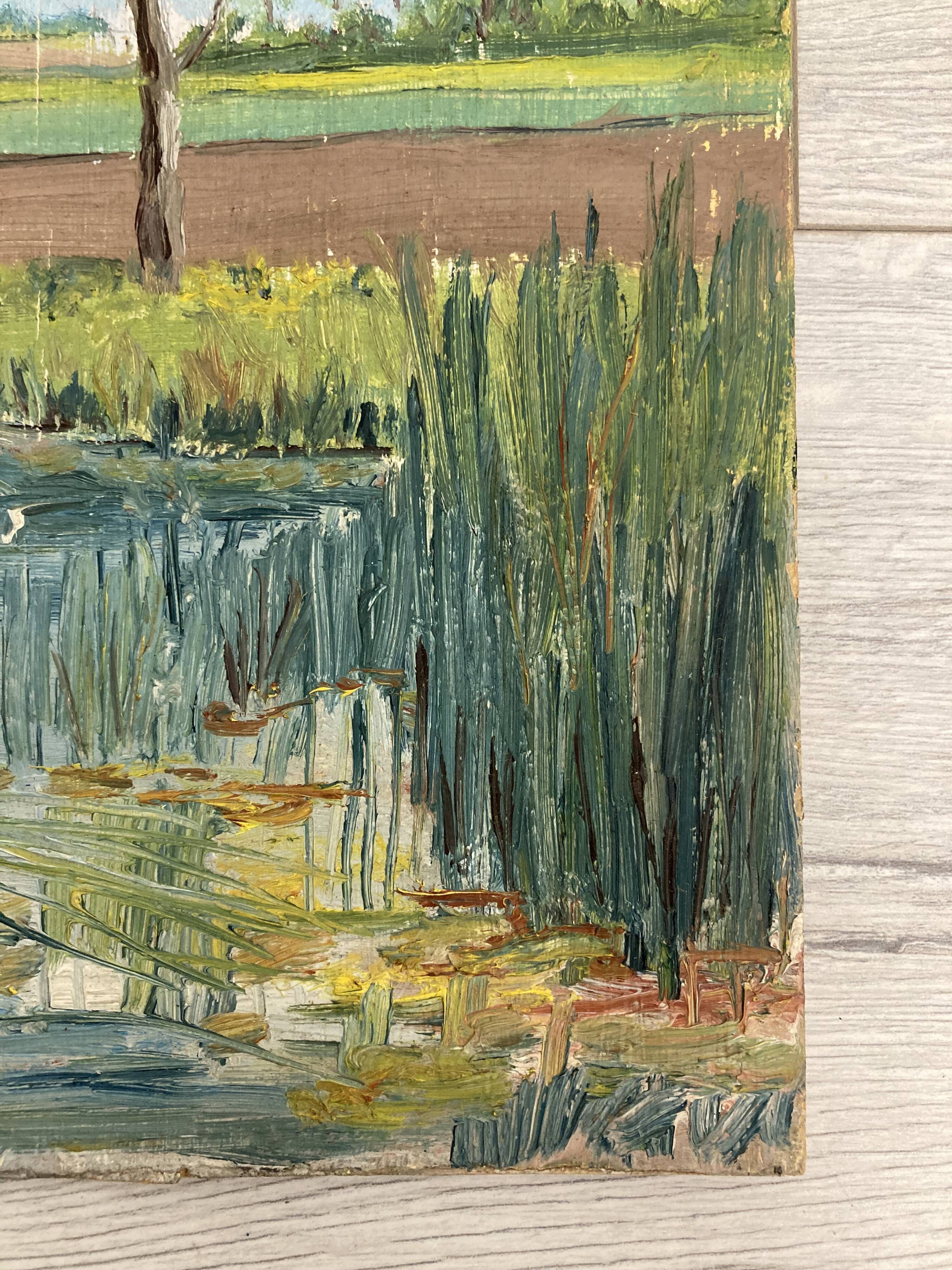 Vintage poplar paint