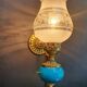 Pair of antique gold wall sconces