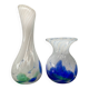 Pair of blown glass vases from the 1970s