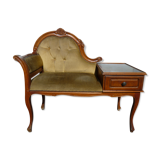 Old phone furniture with seating