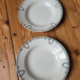 Lot n°1 of 6 soup plates 418 St Amand