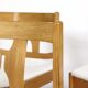Set of four pine chairs from the 1960s.
