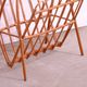 Mid century rattan magazine rack by Jan Kalous for ÚLUV, 1960´s, Czechoslovakia