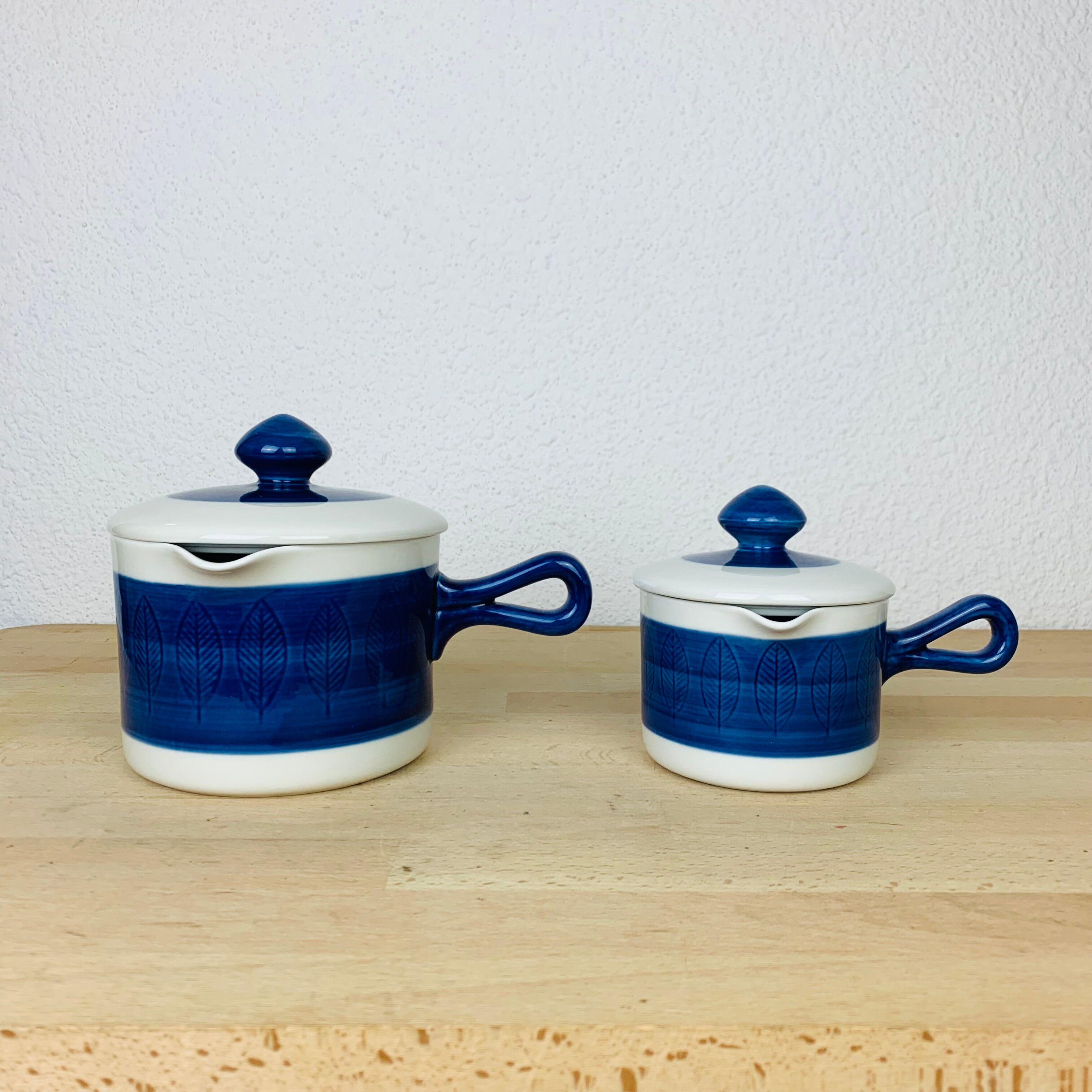 2 Koka ceramic saucières by Rörstrand Sweden, Scandinavian