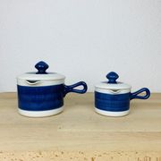 2 saucières céramique Koka par Rörstrand Suède, scandinave