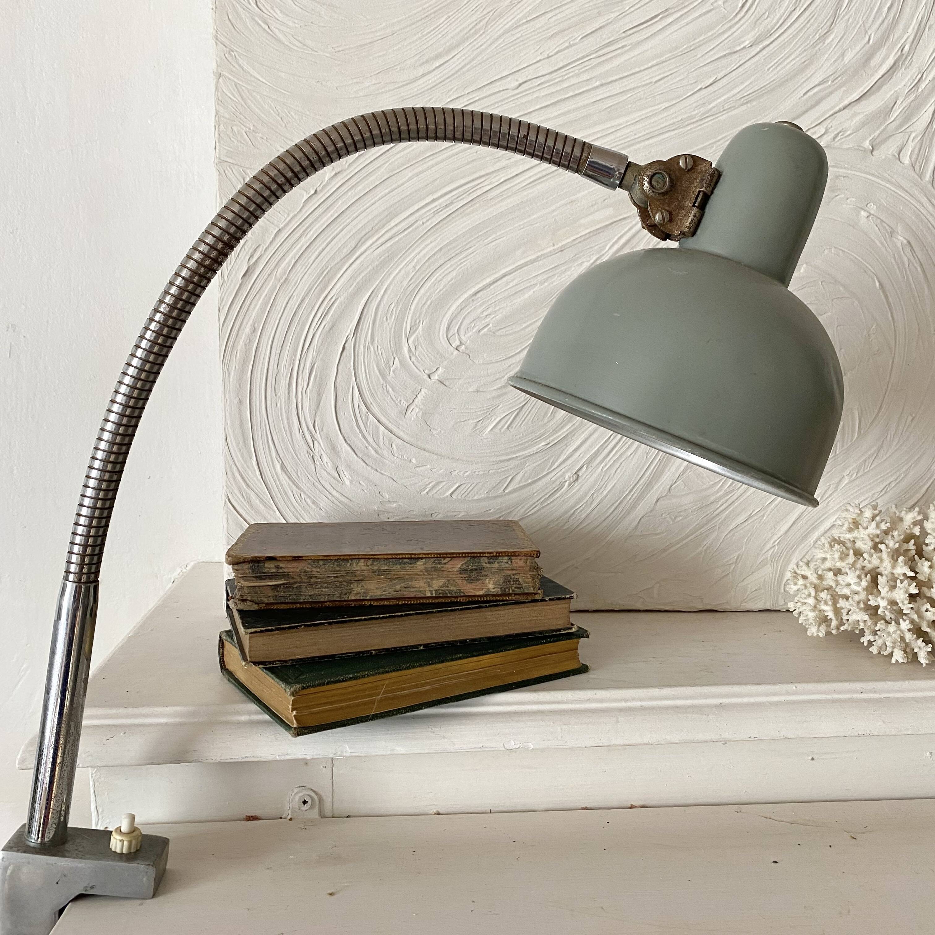 Fornay-style workshop lamp from the 1950s