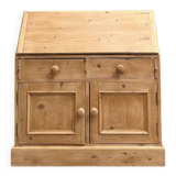 Commode anglaise, scriban en pin