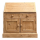 English pine chest of drawers