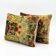 Lot de 2 housses de coussin velours vintage 43x61 cm