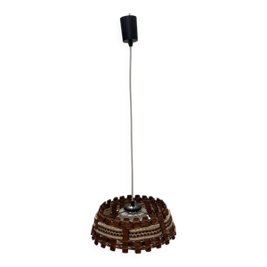 suspension en bois et - osier