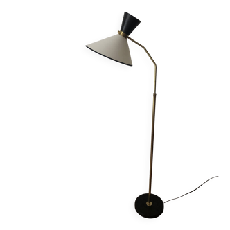 Reading lamp with adjustable height, diabolo style, 1950 - 1960.
