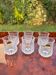 Lot de six verres a liqueur en cristal
