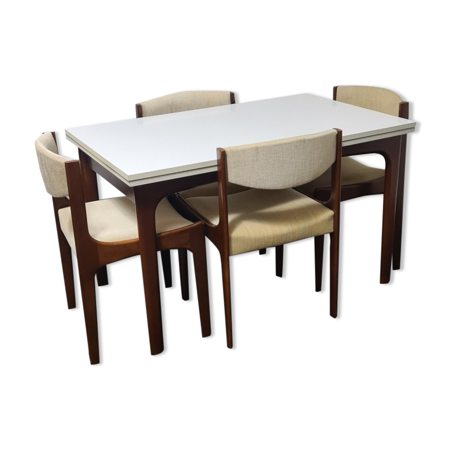 Vintage dining room table and chairs