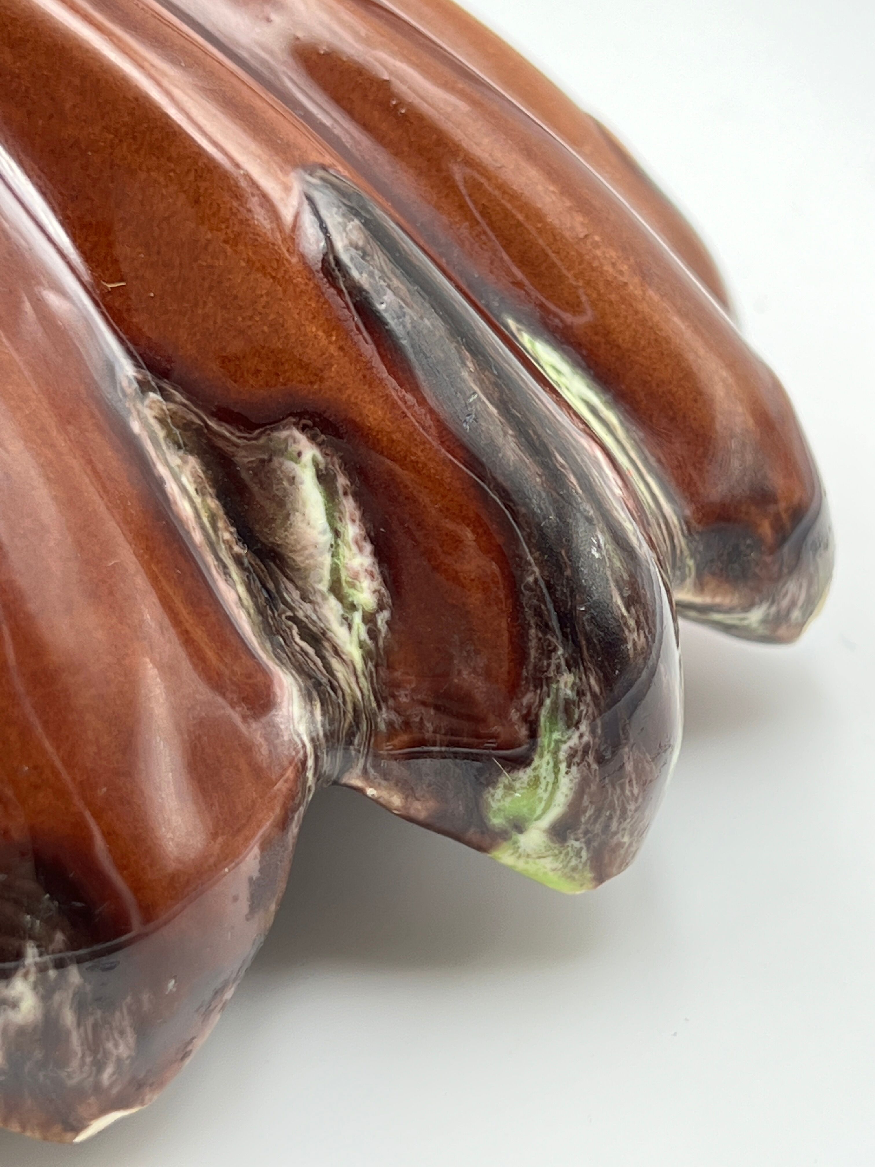 Vallauris orange fruit platter